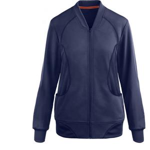 แจ็กเก็ตผ้านุ่มสำหรับผู้หญิงเสื้อแจ็คเก็ตสีแสด - Product Image 6