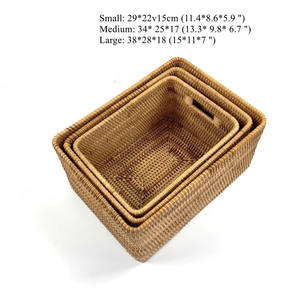 Panier de rangement en rotin Offre Spéciale panier en rotin pour vaisselle fait à la main du Vietnam - Product Image 3