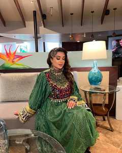 Vente chaude femmes qualité supérieure Afghan Kuchi robe dentelle bouton décoration taille naturelle lavable pour les fêtes de mariage - Product Image 6