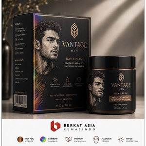 Crème de Jour Personnalisée pour Hommes, Emballage en Boîte, Soins de Beauté - Product Image 2