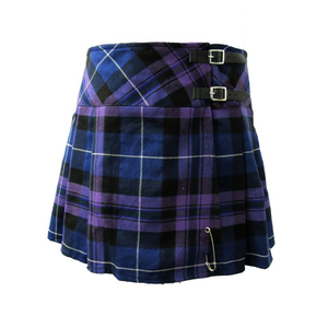 Falda vestido promoción regalo estilo Popular hecho a medida al por mayor falda escocesa plisada falda niñas uniforme escolar - Product Image 6