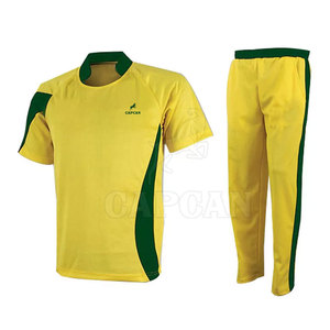 Uniformes de cricket professionnels pour hommes - Vente en gros d'uniformes sportifs personnalisés, logo imprimé sur mesure, 100% polyester, séchage rapide - Product Image 2