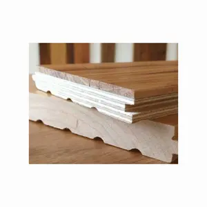 Approvisionnement en stock Plancher d'ingénieur en bois de chêne blanc Plancher d'ingénierie en bois dur
