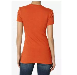 Camisetas de manga corta para mujer, ropa femenina de alta calidad, a la moda, con tu propio logotipo de marca, venta al por mayor - Product Image 6