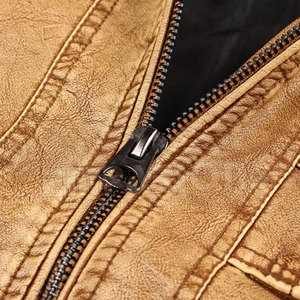 <b>Light</b> weight <b>Men</b> Leather <b>Jacket</b> Durable Casual Plain Windproof Leather Fashion <b>Jacket</b> Made In Pakistan - Product Image 4