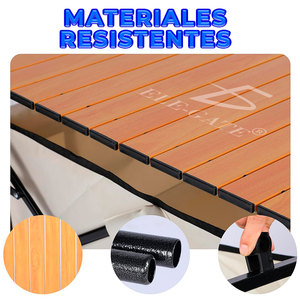 Cubierta Plegable de Madera para Remolque, Cubierta Desechable para Mesa de Camping - Product Image 4
