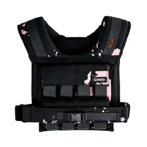Bán Buôn Có Thể Điều Chỉnh Nặng Trọng Vest Cho Nam Giới Tập Thể Dục Trọng Lượng Áo Ghi Lê Tấm Tàu Sân Bay Trọng Lượng Tải Vest - Product Image 3