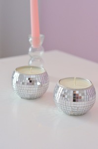 Handmade Modern Simple Mosaic Beeswax Votive <b>Tealight</b> Holder Highly Scented Candleholder Home Decor Christmas Weddings Parties - Product Image 2