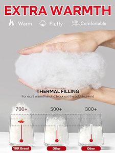 Vêtements décontractés pour hommes et femmes automne/hiver Veste bouffante col de haute qualité Veste chauffante à capuche épaissie et moelleuse Vente en gros - Product Image 5