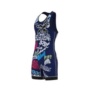 High Quality Wrestling <b>Singlet</b> <b>for</b> <b>Men</b> Quick Dry Sleeveless Compression Fit Sportswear <b>for</b> Training and Professional Wrestling - Product Image 3