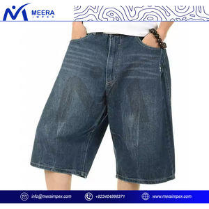 Wholesale <b>Men</b> Denim Shorts Custom Design Stretch Cotton <b>Jean</b> Shorts Slim Fit Summer Outdoor Streetwear OEM Casual Supplier - Product Image 2