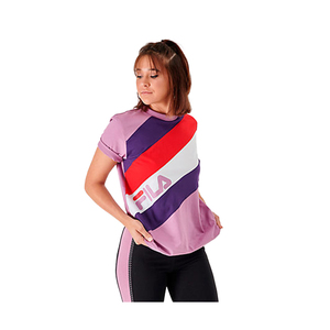 Fila Cho Tee Camisetas y camisetas deportivas para mujer Color: Rojo/Blanco/Azul 100% auténtico - Product Image 1