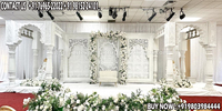 Continent Derniers supports en arche de fer pour scène de mariage, configuration de toile de fond en métal avec décoration de cadre de fond de scène, décoration de mariage Texas