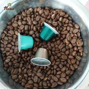 공장에서 OEM 베트남 남 커피 최고 품질 캡슐 커피 호환 네스프레소 아라비카 프리미엄 중형 히바의 커피 6gr 수출