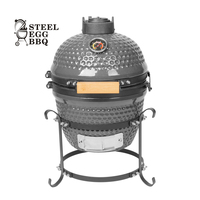 SEB KAMADO 13 Zoll Kamado-Grill, Keramik-Holzkohlegrill für den Garten