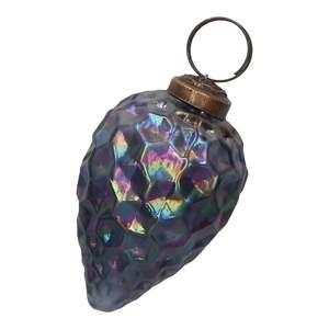 Best Seller Christmas Decorative Glass Round Hanging <b>Ornament</b> in Modern Style Christmas <b>Tree</b> <b>Ornament</b> - Product Image 1