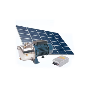 Pompe solaire pour piscine 1,5 HP, pompe de circulation sans balais DC avec panneau solaire pour filtration de piscine - Product Image 2