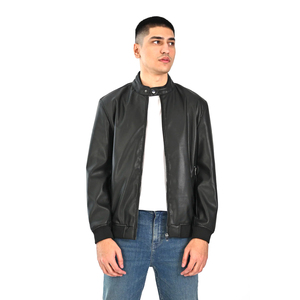 Chaqueta de Motociclista de Cuero para Hombre, Marca Personalizada 2025, Estilo Bomber, Cuello Camisero, Impermeable, Anti-UV, Alta Calidad, en Oferta - Product Image 6