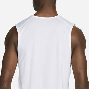 Camiseta sin Mangas para Hombre, Informal, de Alta Calidad, Tejida, 100% Algodón, Antiencogimiento, de Secado Rápido, Tejido Transpirable, Servicios de Etiquetado Personalizado, para Gimnasio y Yoga - Product Image 2