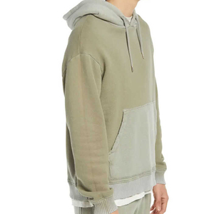 Sweats à capuche d'hiver pour hommes en coton 100% délavé à l'acide de haute qualité 2025, logo personnalisé, coupe classique, impression numérique - Product Image 2