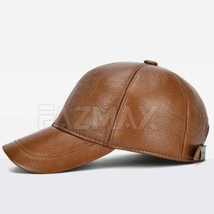 Chapeau en cuir personnalisé unisexe chaque saison porter chapeau en cuir bas prix nouveau Design chapeau en cuir - Product Image 3