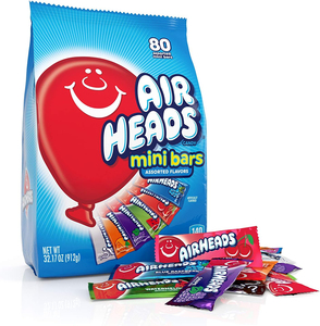 Bonbons Acidulés Sucrés Air Heads Xtremes Bites aux Saveurs de Baies Arc-en-ciel (Paquet de 18) Bonbons Américains - Product Image 3