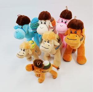 車用吊り下げ卸売人気カスタムラクダソフトアニマルおもちゃぬいぐるみアラビア風ぬいぐるみマスコットおもちゃ - Product Image 1