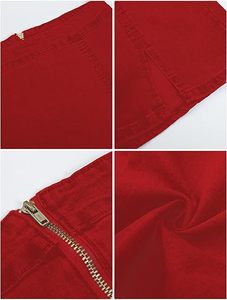 กระโปรงยีนส์น้ำหนักเบาสำหรับผู้หญิงกระโปรงยีนส์สำหรับผู้หญิงมีโลโก้ตามสั่ง - Product Image 5