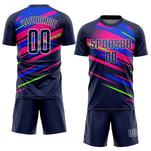 Logo personnalisé vente en gros de vêtements de sport maillot de football ensemble de shorts respirant hommes sublimation uniformes de football ensemble de kit - Product Image 4