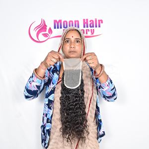 Extensions de cheveux humains indiens 100% naturels, lisses, doux et soyeux, aspect naturel, cuticules alignées, approvisionnement en gros par l'exportation - Product Image 4