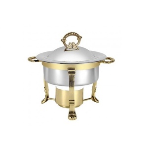 Calentador de alimentos con aislamiento de calidad superior, plato de frotamiento de Metal de latón, boda y otra ocasión, uso de catering para fiestas - Product Image 2