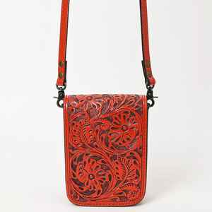 กระเป๋าสะพายข้างหนังแท้สีโบฮีเมียนออกแบบได้ตามต้องการเคสโทรศัพท์ฤดูใบไม้ร่วง - Product Image 3