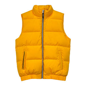Autumn & Winter Casual Vest <b>Hooded</b> Sleeveless Men's Jackets Thickened <b>Body</b> <b>Warmers</b> Custom Bubble Puffer Gilet Vest <b>With</b> Pockets - Product Image 1