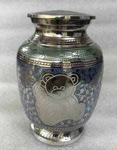 Urna de cremación de metal Urnas de recuerdo de calidad premium para ceremonias funerarias y cenizas humanas Urnas de cremación de gran venta - Product Image 3