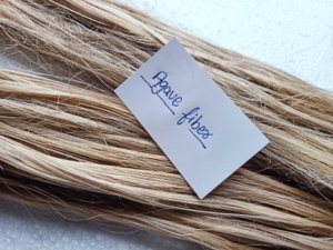 Custom Made <b>Flame</b> Retardant Natural Agave Fibers <b>Light</b> Brown 100 CM Length for Textile Spinners Educational & Research Use - Product Image 2