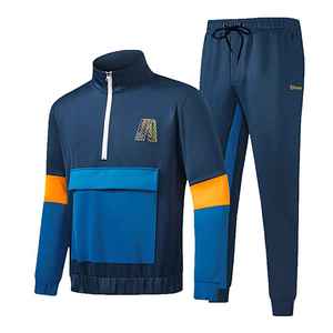 Conjunto Deportivo de 2 Piezas para Hombre, Personalizado, de Felpa de Algodón con Bolsillo con Solapa, Estilo Jogging, Ajustado - Product Image 5