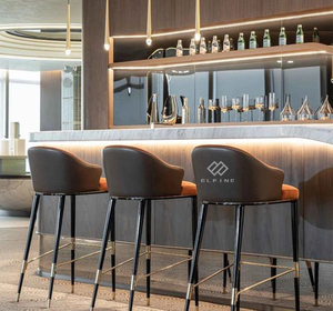 Barra de <span class=keywords><strong>Bar</strong></span> Iluminada, Encimera de Corian, Barra de Ensaladas, Barra de Vinos, Diseño de Barra para <span class=keywords><strong>Restaurante</strong></span> - Product Image 4
