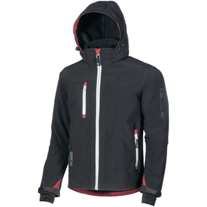 Metropolis Black/Carbon Softshell <b>Raincoat</b> Jacket - Product Image 2