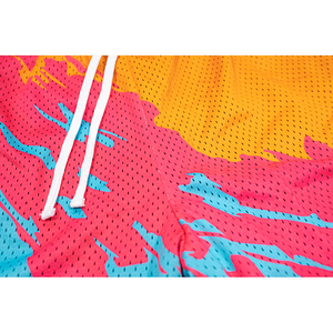 Shorts en maille 100 % polyester légers, respirants et à séchage rapide, conçus sur mesure pour la gym en été, vente en gros à bas prix, service OEM - Product Image 4