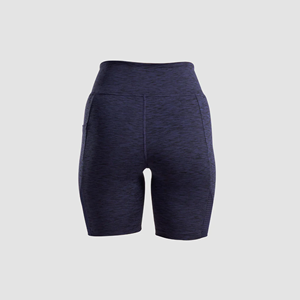 Short de Compression Personnalisable avec Logo Autocollant Respirant Coupe Droite Design à Motif de Couleur pour Femmes - Product Image 3