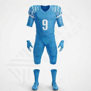 Fabrication de vêtements de football américain à prix compétitif, manches courtes, haute qualité, 100% polyester, vêtements d'entraînement performants - Product Image 1