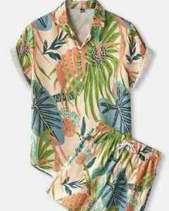 Ensemble de survêtement sportif imperméable deux pièces pour homme, style urbain décontracté, séchage rapide, idéal pour l'été et le fitness - Product Image 3