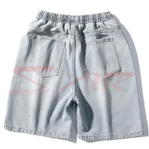 Short en coton de haute qualité OEM pour hommes avec décoloration au soleil Design personnalisé à taille moyenne avec fermeture à cordon de serrage en différentes couleurs - Product Image 2