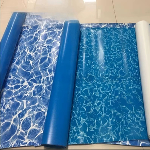 Nouvelle Vente Chaude 2026 : Grande <span class=keywords><strong>Piscine</strong></span> Hors Sol Bleue et Revêtement PVC pour Étang, Résistant à l'Eau et Anti-Vieillissement - Product Image 3
