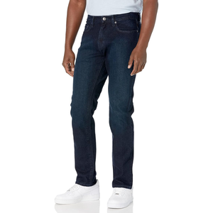 Jeans de Mezclilla Elásticos de Corte Atlético Moderno para Hombre, Estilo Casual, Cintura Media, Pierna Recta, Estampado Colorido para Otoño e Invierno - Product Image 6