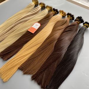 Vente en gros 100% Remy naturel brésilien Extension de cheveux kératine brute Nano pointe Double dessiné par les humains Vietnam meilleur prix de l'usine - Product Image 2