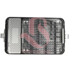 Juego de Placas y Tornillos de Bloqueo Ortopédicos Manuales de Acero Inoxidable BISONS al por Mayor de 2.7/3.5 mm con Caja de Instrumentos Quirúrgicos - Product Image 1
