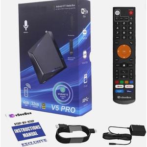 Nuevo VseeeBoxx V5 Pro-Bundle V6 MAX con Control Remoto, TV Box Android 8K, Disponible al por Mayor, LISTO PARA ENVIAR - Product Image 1