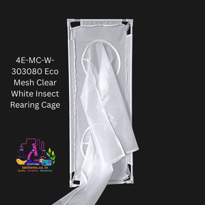Eco <b>Mesh</b> Clear White <b>Insect</b> Rearing Cage 4E-MC-W-303080 Durable Fabric Material - Product Image 1