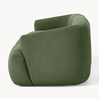 Canapé-lit modulaire en tissu moderne, combinaison de trois places, idéal pour appartement, villa, hôtel, salon, avec fonction rafraîchissante